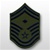 USAF Subdued Chevrons: E-8 Senior Master Sergeant (SMSgt) with Diamonds - Large - Male