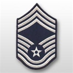 USAF Chevron Full Color: E-9 Chief Master Sergeant (CMSgt) - Small - Female