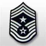 USAF Chevron Full Color: E-9 Command Chief Master Sergeant (CCM) - Small - Female