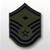 USAF Subdued Chevrons: E-7 Master Sergeant (MSgt) with Diamond - Small - Female