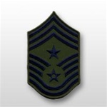 USAF Subdued Chevrons: E-9 Command Chief Master Sergeant (CCM) - Small - Female