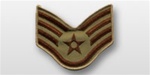 USAF Desert Chevrons: E-5 Staff Sergeant (SSgt) - Large - Male