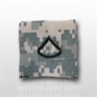 US Army ACU Rank with Hook Closure: E-3 Private First Class (PFC)