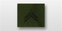 US Army Rank Subdued Fatigue: E-4 Corporal (CPL) - OBSOLETE! AVAILABLE WHILE SUPPLIES LASTS!