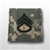 US Army ACU Rank with Hook Closure: E-6 Staff Sergeant (SSG)