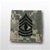 US Army ACU Rank with Hook Closure: E-8 First Sergeant (1SG)