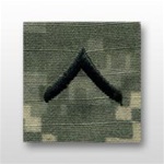 US Army ACU Cap Device, Sew-On:  E-2 Private (PV2)