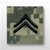US Army ACU Cap Device, Sew-On:  E-4 Corporal (Cpl)