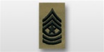 US Army Rank Desert Fatigue: E-9 Sergeant Major (SGM) - This item is being phased out! NO RETURNS!