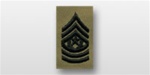 US Army Rank Desert Fatigue: E-9 Command Sergeant Major (CSM) - This item is being phased out! NO RETURNS!