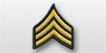 US Army Rank Womens Gold/Green: E-5 Sergeant (SGT)