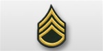 US Army Rank Womens Gold/Green: E-6 Staff Sergeant (SSG)