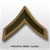 USMC Male Green/Khaki Shoulder Insignia: E-2 Private First Class (PFC)
