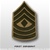 USMC Male Green/Khaki Shoulder Insignia: E-8 First Sergeant (1stSgt)