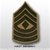 USMC Womens Chevron Embroidered Green/Khaki: E-8 First Sergeant (1stSgt)