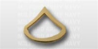 US Army Rank Mens 22k Anodized Collar Insignia:  E-3 Private First Class (PFC)