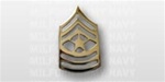 US Army Rank Mens 22k Anodized Collar Insignia:  E-9 Sergeant Major (SGM)