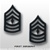 USMC Black Metal Collar Insignia: E-8 First Sergeant (1stSgt)