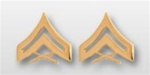 USMC 22k Gold Collar Insignia: E-4 Corporal (Cpl)
