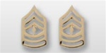 USMC 22k Gold Collar Insignia: E-8 First Sergeant (1stSgt)