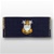 USCG Collar Device - Sew On: E-9 Master Chief Petty Officer (MCPO) - Ripstop - On Blue