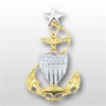 USCG Collar Device - Metal: E-8 Senior Chief Petty Officer (SCPO)