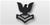 USMC Collar Device: E-5 Petty Officer Second Class - Black Metal