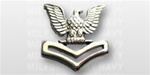 US Navy Enlisted Collar Device Mirror Finish: E-5 Petty Officer Second Class (PO2)