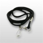 US Navy Whistle: Boatswain - Lanyard - Black