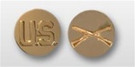 US Army Enlisted 22k Anodized Branch Insignia: US and Infantry