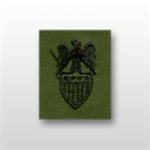 US Army Badges Subdued Fatigue: Aides Insignia: Aide To O-10 General (GEN) - Embroidered