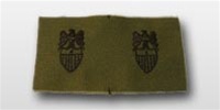 US Army Badges Subdued Fatigue: Aides Insignia: Aide To  O-7 Brigadier General (BG) - Embroidered