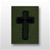 US Army Officer Branch Insignia Subdued Fatigue Embroidered: Christian Chaplain - OBSOLETE!  AVAILABLE WHILE SUPPLIES LAST!