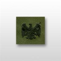 US Army Officer Branch Insignia Subdued Fatigue Embroidered: National Guard Bureau - OBSOLETE!  AVAILABLE WHILE SUPPLIES LAST!