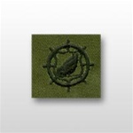 US Army Officer Branch Insignia Subdued FatigueEmbroidered: Transportation - OBSOLETE!  AVAILABLE WHILE SUPPLIES LAST!