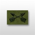 US Army Officer Branch Insignia Subdued Fatigue Embroidered: Special Forces - OBSOLETE!  AVAILABLE WHILE SUPPLIES LAST!