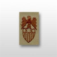 US Army Desert Subdued Aides Insignia: Aide To  O-8 Major General (MG) - Embroidered