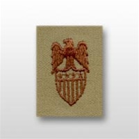 US Army Desert Subdued Aides Insignia: Aide To O-10 General (GEN) - Embroidered