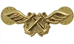 US Navy Warrant Officer Collar Device Gold Plated: Aviation Boatswain