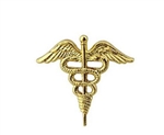 US Navy Warrant Officer Collar Device Gold Plated: Physician Assistant