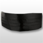 US Army: Black Cummerbund Plain