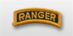 US Army Tab: Ranger - Black/Gold