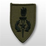 Sgt Major Academy - Subdued Patch - Army - OBSOLETE! AVAILABLE WHILE SUPPLIES LASTS!