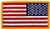 US Flag Patch: American Flag 2î X 3î Gold Merrowed Edge Reverse Field - 2 Each