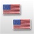 US Flag Patch: American Flag 3î X 5î - White Merrowed Edge - 1 Each