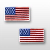 US Flag Patch: American Flag 3î X 5î - White Merrowed Edge - 1 Each