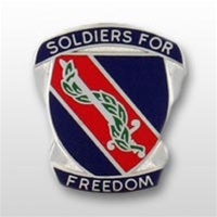US Army Unit Crest: 43rd Adjutant General Battalion - Motto: SOLDIERS OF FREEDOM