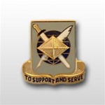US Army Regimental Corp Crest: Finance - Motto: TO SUPPORT AND SERVE