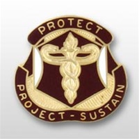 US Army Unit Crest: Medical Research & Development Command - Motto: RESEARCH FOR THE SOLDIER