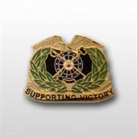 US Army Regimental Corp Crest: Quartermaster - Motto: SUPPORTING VICTORY